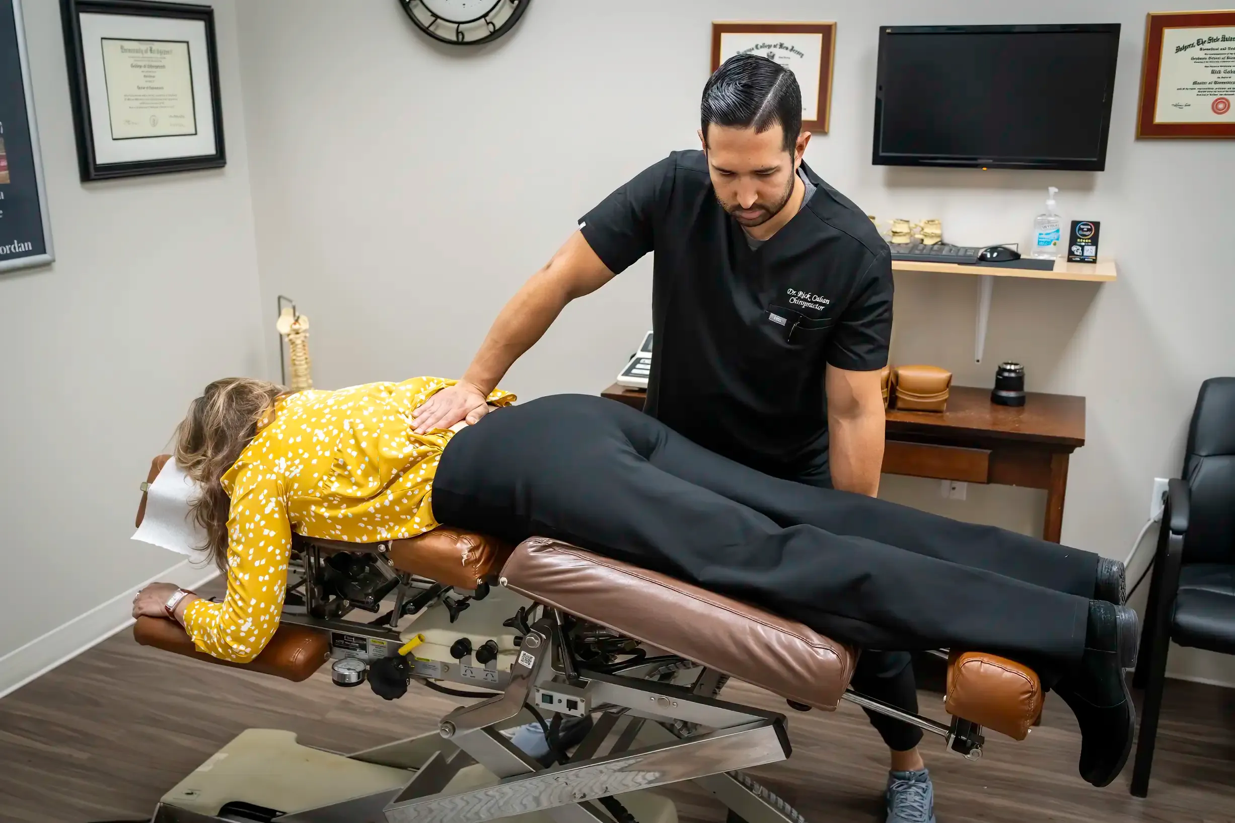 Acupuncture treatment in progress at the Limitless clinic
